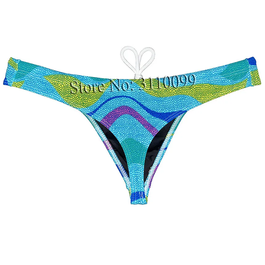 Men's Ice Silk Beachwear Lining  Thong Swimsuit Trunks Bikini Swimwear Underwear