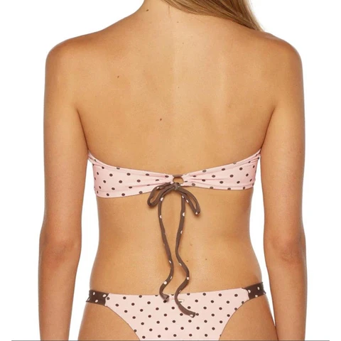 Коричневый Бандо-Бикини  Bikinis Set