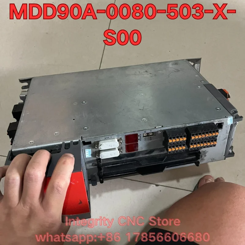 

Second-hand MDD90A-0080-503-X-S00 servo driver function test is normal