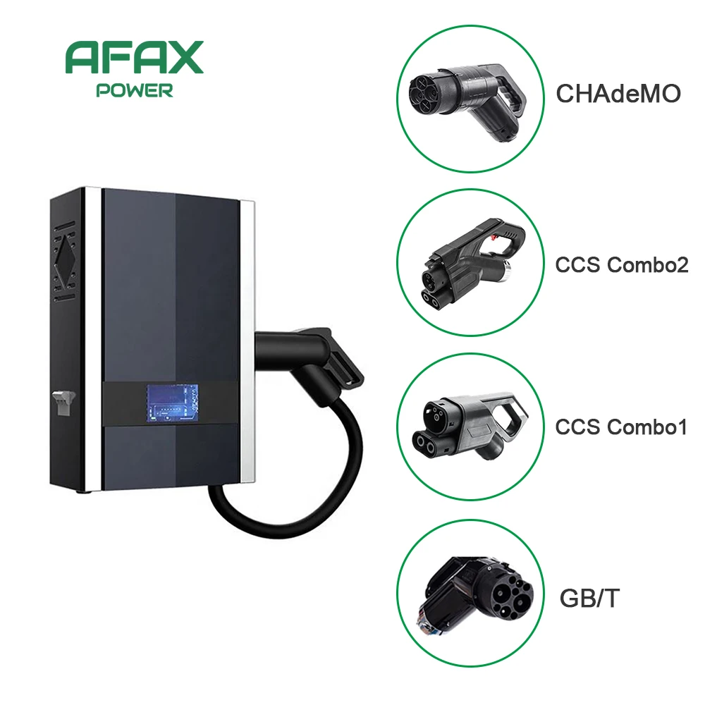 AFAX DC 30KW Electric Vehicle DC Charging Station Wall Mounted Intelligent Charging Post Electric Vehicle Charger