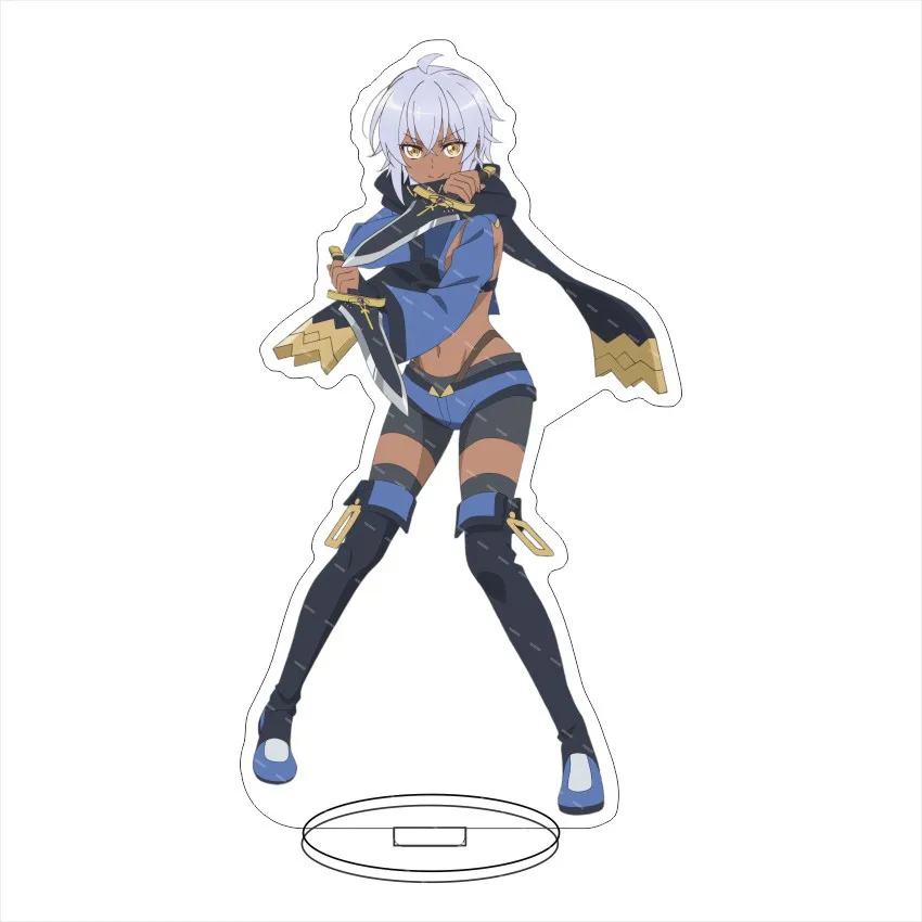 16CM Anime Backstabbed in a Backwater Dungeon Light Mei Nazuna Aoyuki Ellie Nemuru Acrylic Stand Figure Cos Ornaments Gifts view 3
