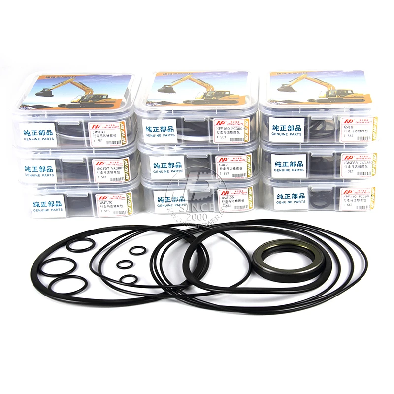 Excavator Engine Parts PC60-3 E320 EX200-2 SK200-3 for Hydraulic Pump Seal Kit Travel Motor Seal Kit Swing Motor Seal Kit