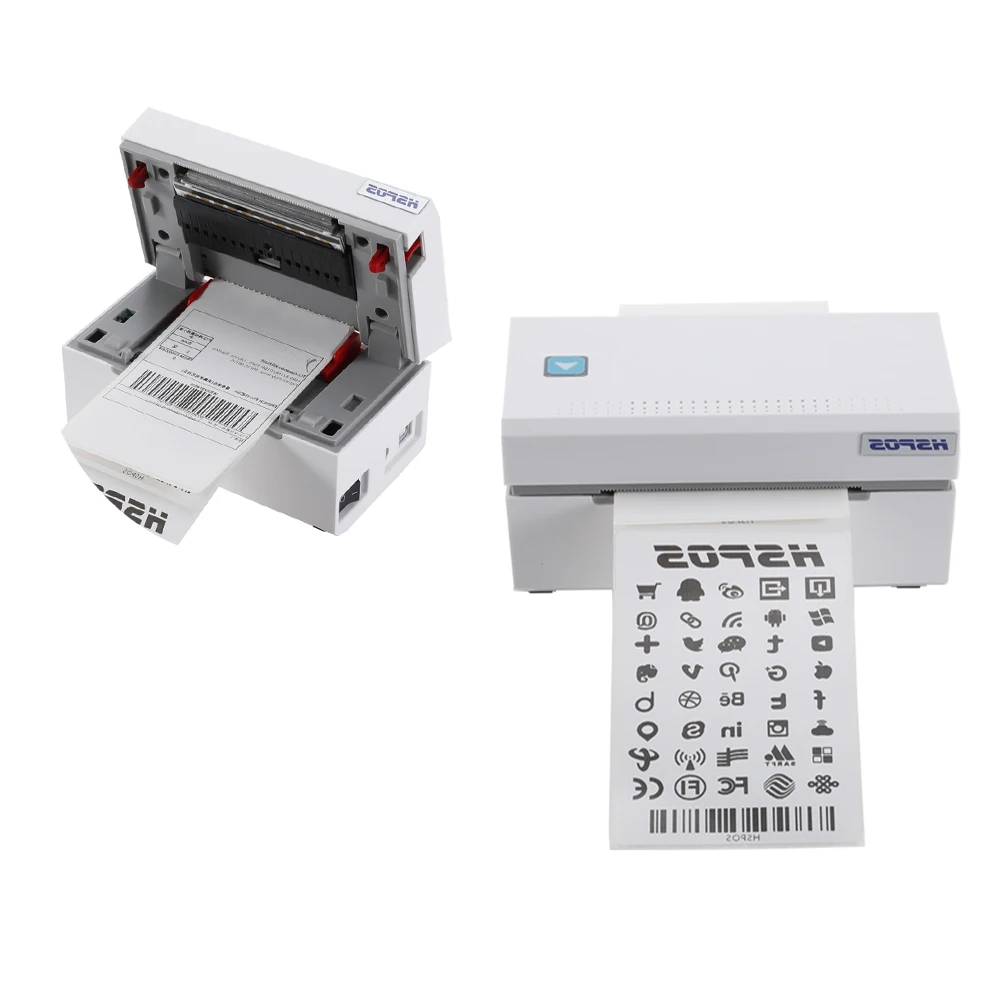 Newest 3inch 80MM Thermal Shipping Label Printer USB Bluetooth Wireless Print for Android