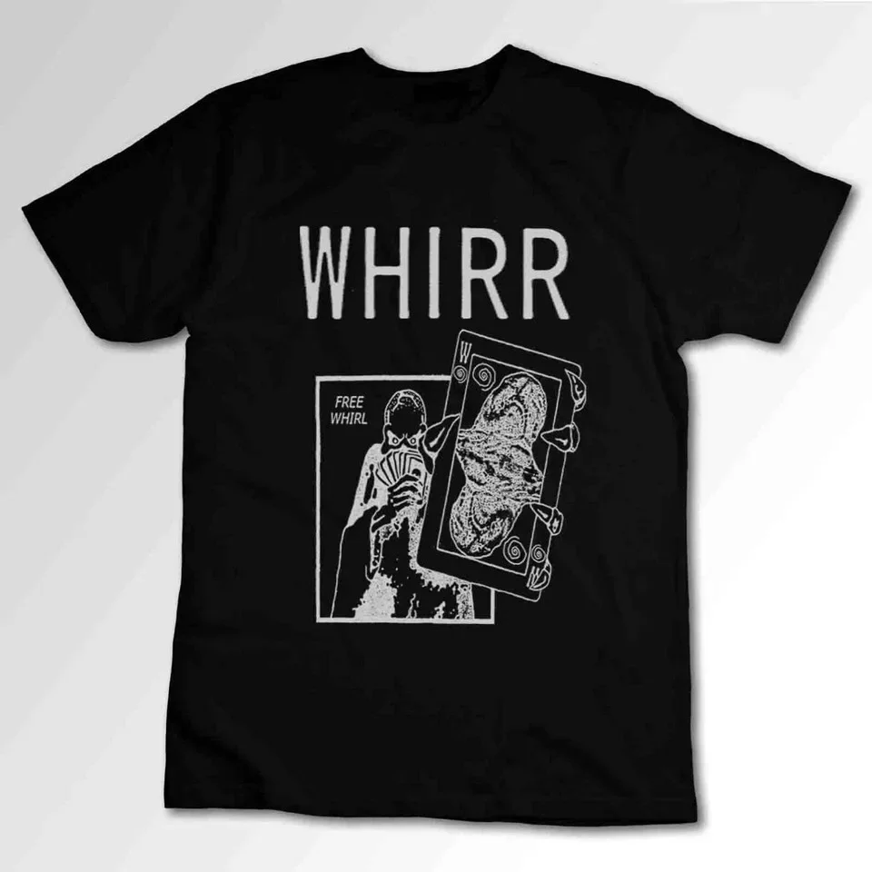 Vtg Whirr Band Music Tour Cotton Heavy Black All Size Unisex Shirt