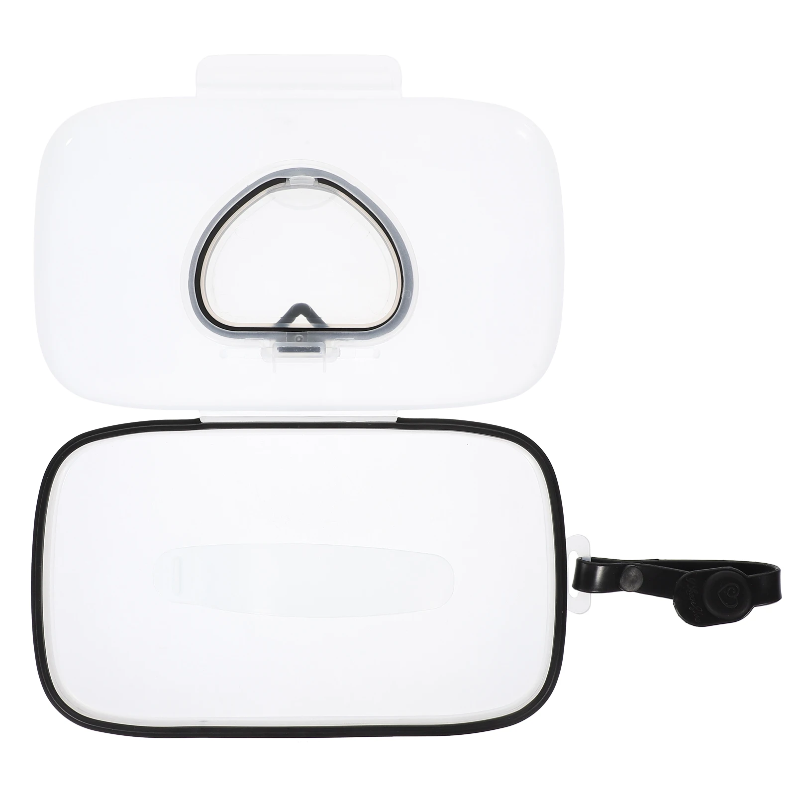 

1pc Portable Baby Wipes Dispenser Refillable Large Capacity Leak-Proof Wet Wipe Container Heart Lid Compact Lightweight Safe