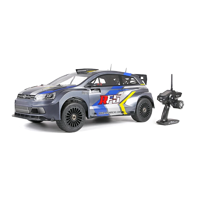 1/5 Full Metal Gas Powered RC On Road Rally Car, Retro Simulation Fuel Driven Remote Hobby Model Vehicle For Adult Collectors
