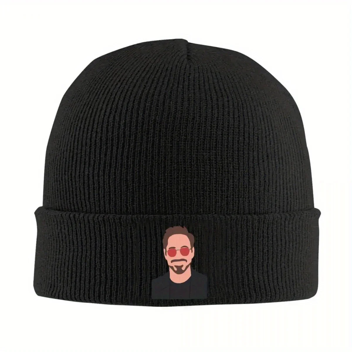 2026 New Robert Downey Junior Warm Knitted Cap Fashion Bonnet Hat Autumn Winter Outdoor Beanies Hats for Men Women Adult