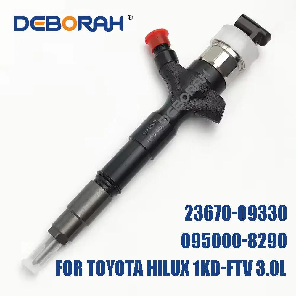 4PCS Diesel Fuel Injector 095000-8290 23670-09330 2367009330 For Hiace HILUX 1KD