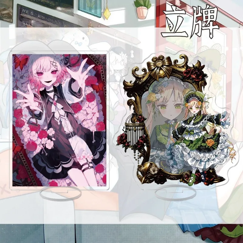 Figura de Anime, Soporte Acrílico Grande, Chicas, Sakuraba Ema ‌ Jougasaki Noa ‌ Modelo de Exhibición, Decoración de Escritorio, Regalo para Fanáticos de Juegos de Rol