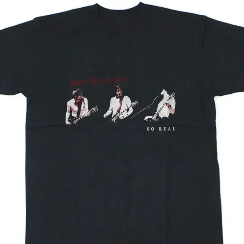 Vintage 1994 Jeff Buckley So Real Album T Shirt Classic Black S 4Xl