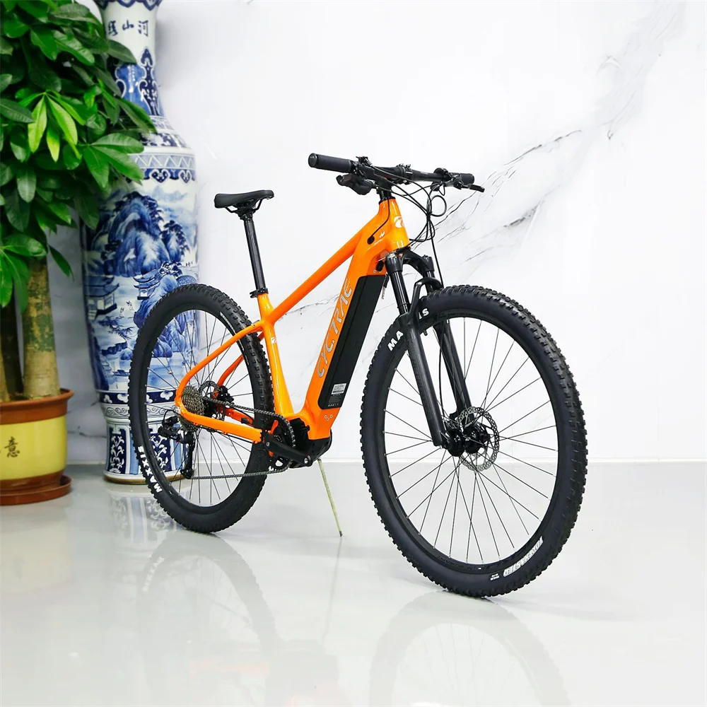 TWITTER-Internal Wiring Aluminum Alloy Electric Assisted Mountain Bike E-bike, 12S Octagonal Central Motor, M600, 36V, 48V, 500W