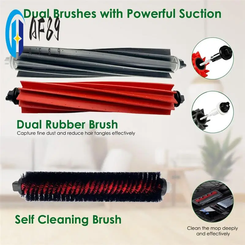 

AF89-Accessories Kit For Roborock S8 Pro Ultra Robot Vacuum Cleaner
