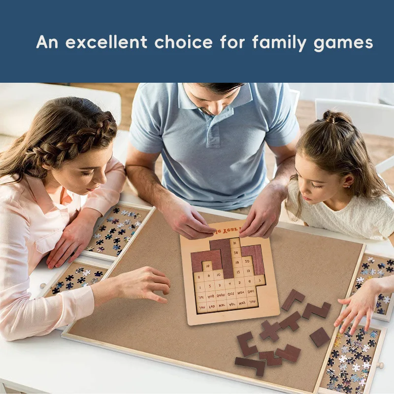 

Kids Wooden Calendar Puzzles Games Montessori Creative IQ Educational Children Puzzle Toys Intelligence Jigsaw Kits