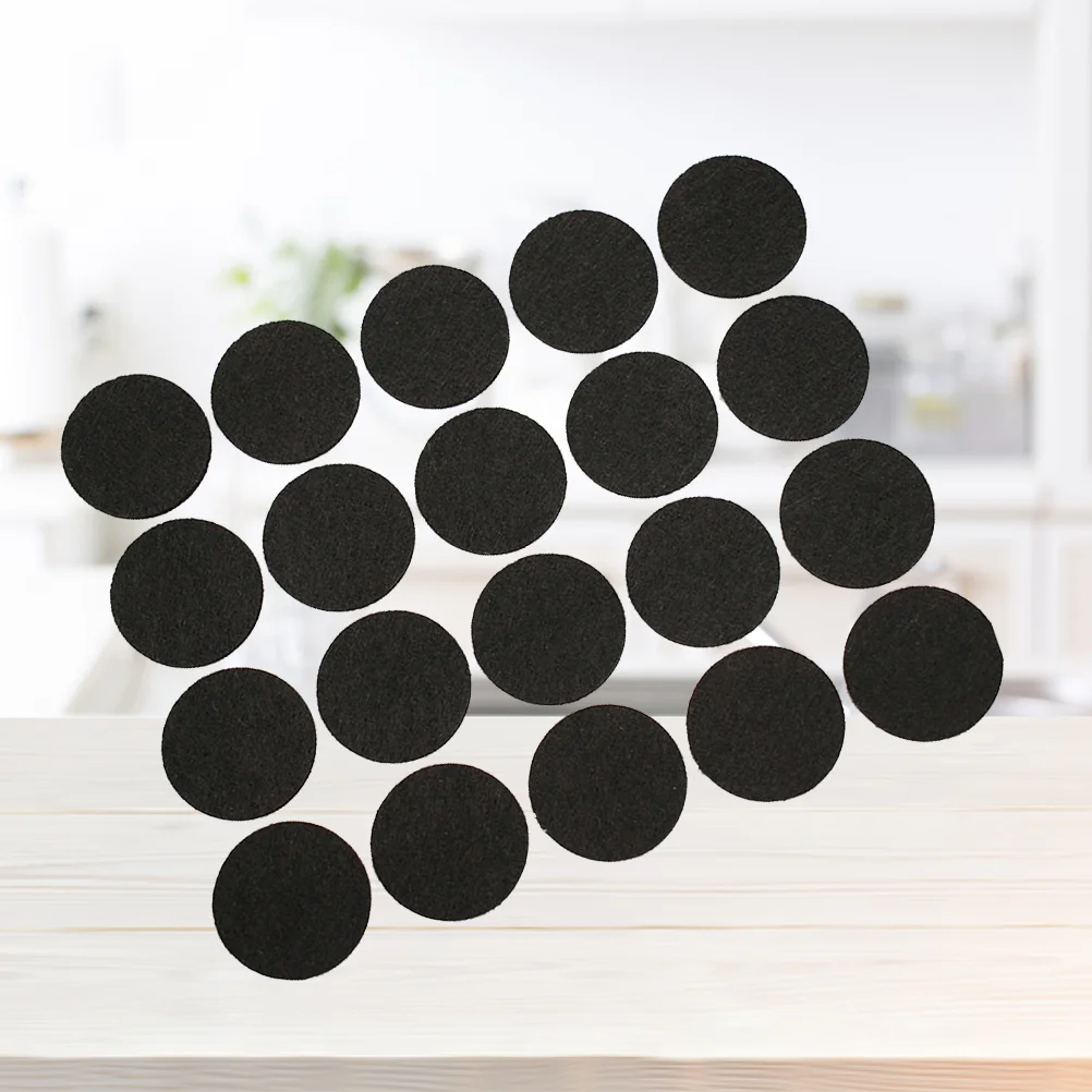 100 Pcs Tables and Chairs Floor Mat Foot Pad Furniture Feet Pads Glider Stick on Round Sofa Protector Mats Felt