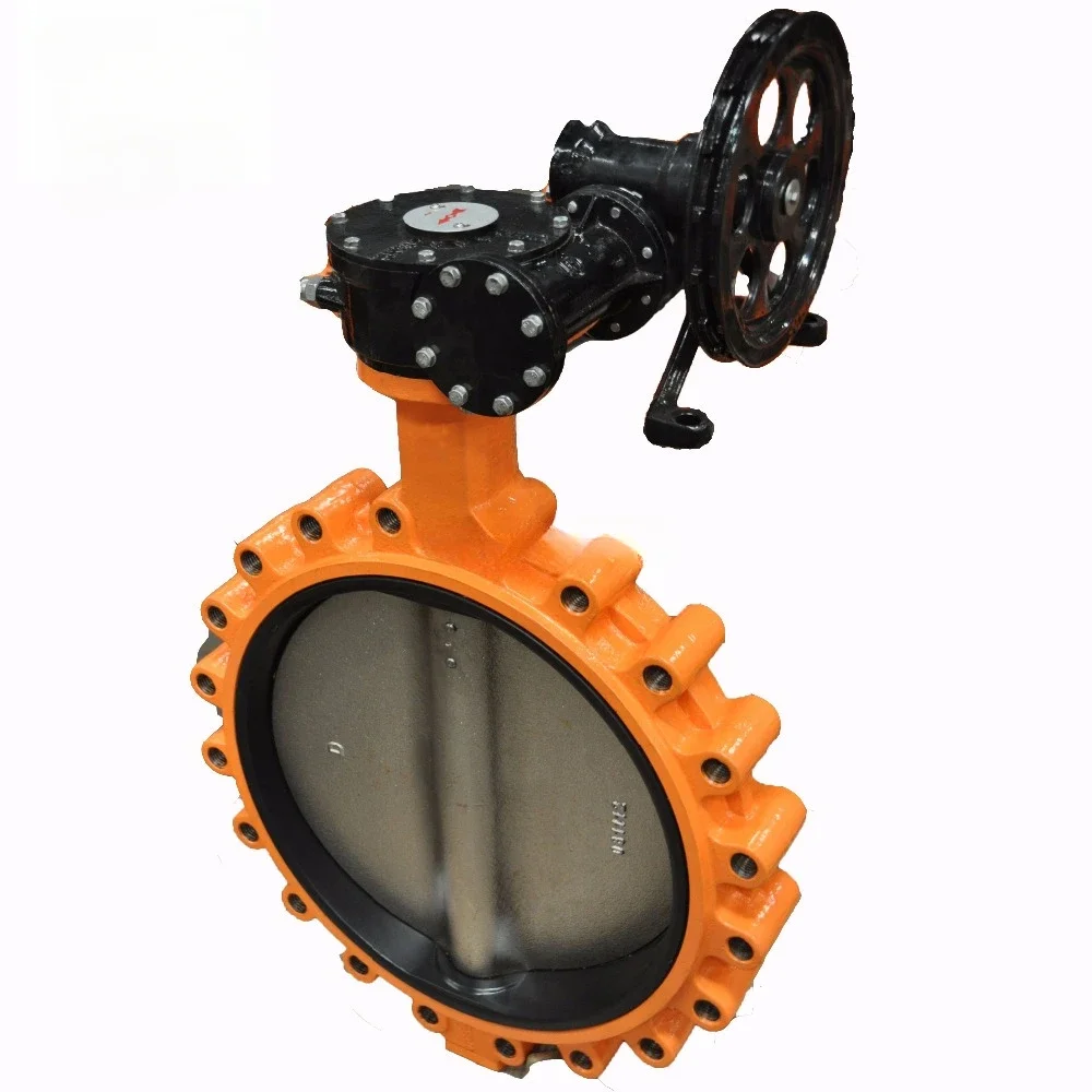 DN400 Lug butterfly valve gearbox with Chain Wheel