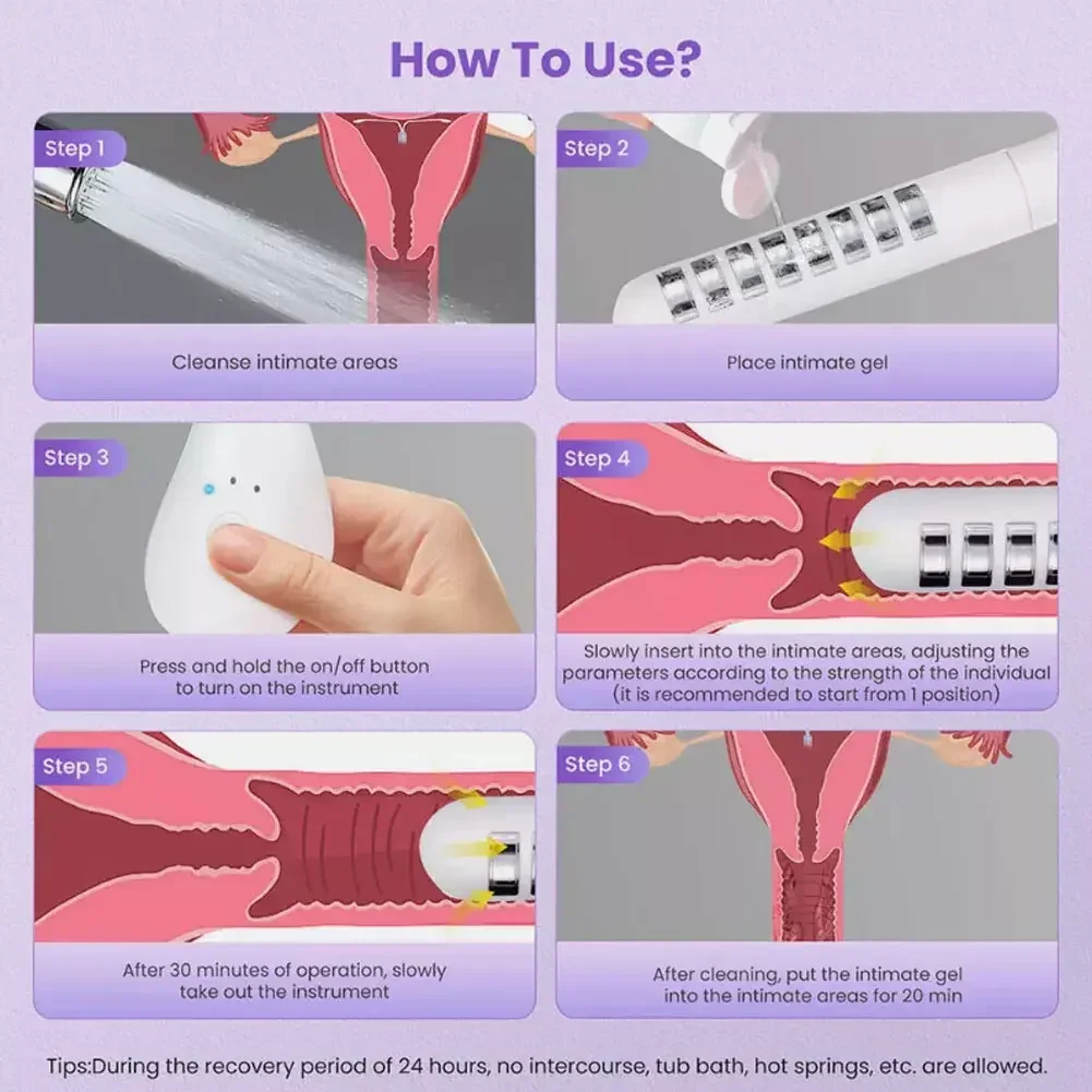 آلة شد المهبل للاستخدام المنزلي آلة المهبل المحمولة لشد الجلد جهاز هزاز سري