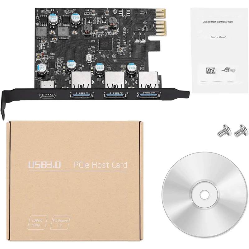 PCI Express USB 3.0 Cartões de Expansão, 5Gbps, Super Velocidade, PCI Express Cartões para Janela 7, 8, 10, Mac OS 10.8.2 Acima