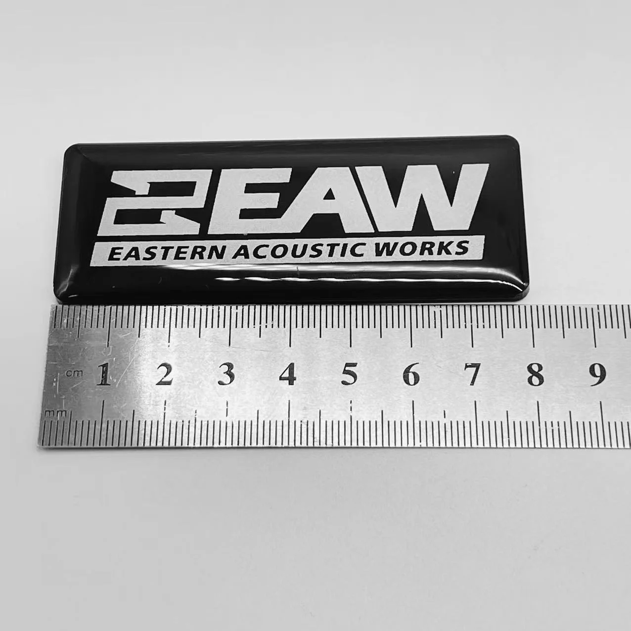 20pcs Acrylic Material For EAW Logo Signage Sign Nameplate 80mm X 32mm FitFor Audio Amplifier Speakers Loudspeaker Horn Styling