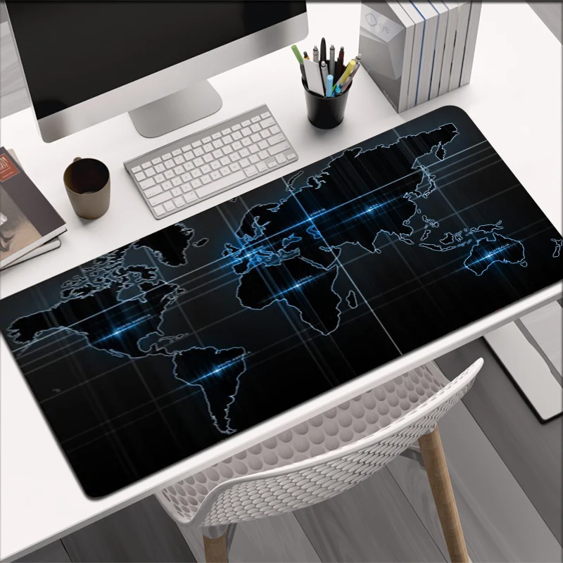 Mouse Pad Retro Navigation Old Map Art Desk Mouse Pad Cute HD Desk Pad Extended Gaming Keyboard Mats Large XXL Gamer Mousepad