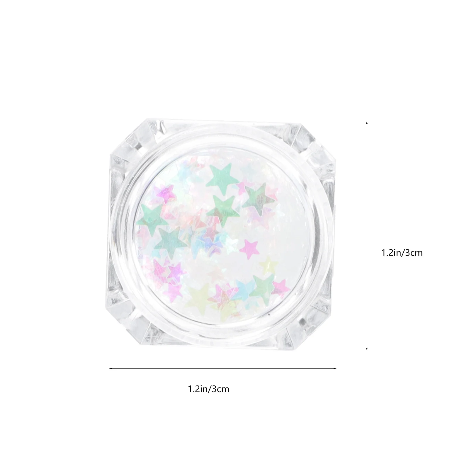 DIY Nail Art Sequins 6 Boxes Star Shaped Decals for Professional Learners Party Wedding Decor Nail Sequins