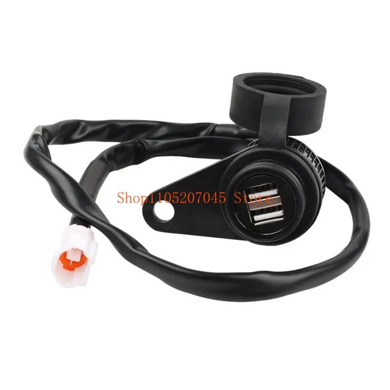 

37cd аксессуары для мотоциклов, USB-адаптер, водонепроницаемая зарядная розетка для XSR700, двойная USB-розетка для быстрой