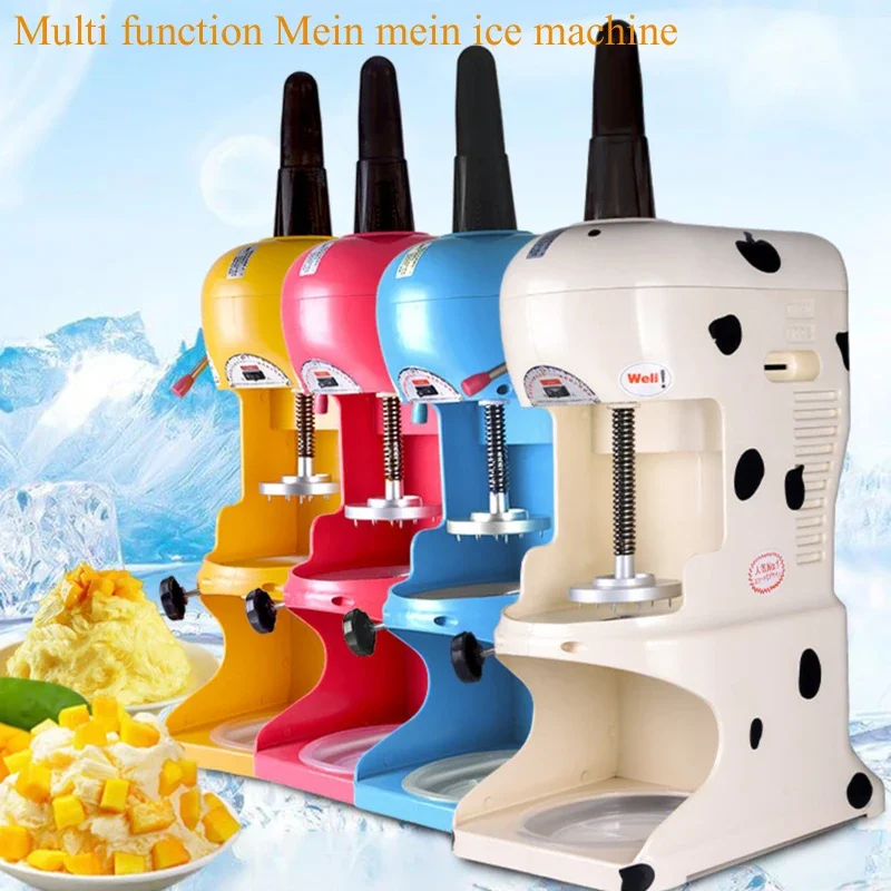 Automatic Ice Crusher Household Shaved Ice Machine Electric Ice Crushed Snow Cone Granizing Machine Drink Smoothie Maker