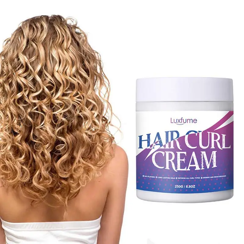 

Sdotter Styling Cream Curly Hair Curl Defining Cream Anti-Frizz Moisturizing Nourishing Curl Activator Cream Hair Care For All H