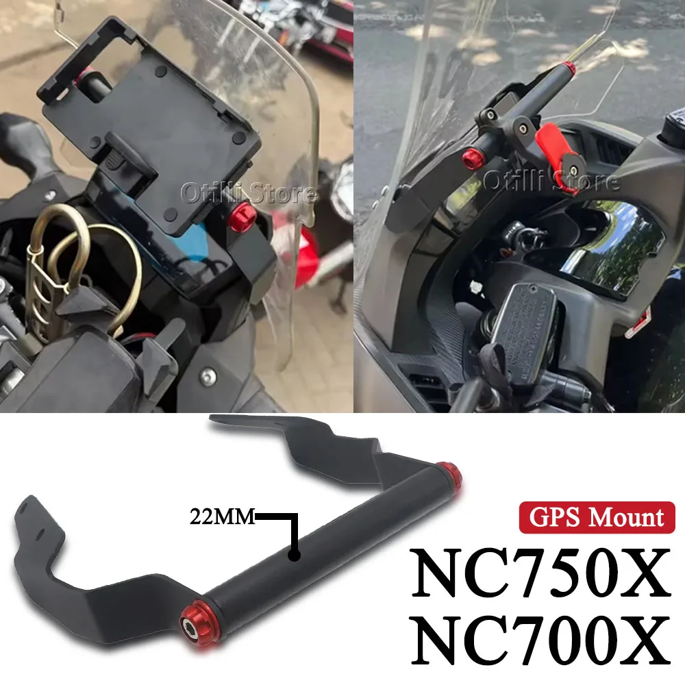 

Fit For HONDA NC 700 X NC700X 2012-2014 NC750X NC 750 X 2014-2015 Stand Holder Phone Mobile Phone GPS Plate Bracket