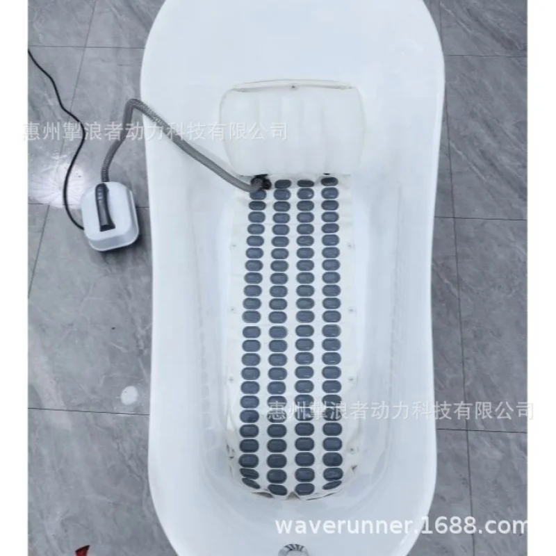 Home Electric Surfing BubbleSPAFull Body Bubble Massage Spa Machine Non-Slip Bath Mat Wireless Remote Control Bubble Bath