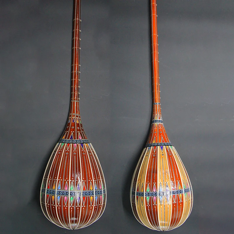 

135CM Dutar Xinjiang Uyghur Adult Performance Stringed Instruments Traditional Handmade Dutar Ethnic Wood Musical Instruments