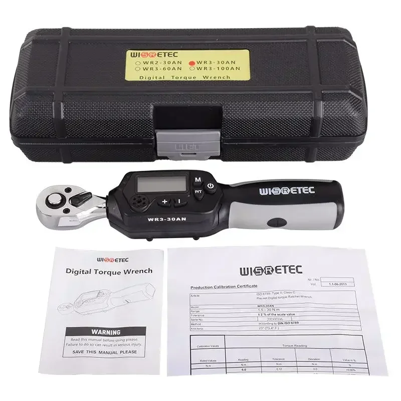 Wholesale Price High Exactness Precision Mini 1/4 Adjustable Ratchet Wrench 0.3-100Nm Digital Display Torque Wrench Spanners Han