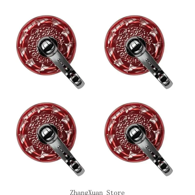 

Set Of 4 Suction Cup Hook ABS & Steel Hook for Stylish & Practical Home Decors 3XUF