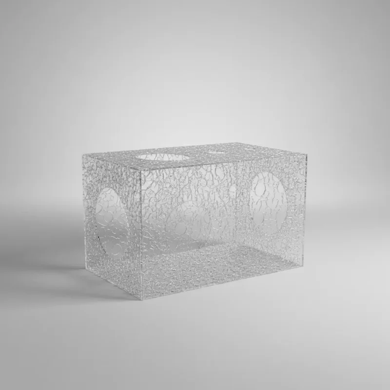 

Transparent Acrylic Cat House - Small Space Cat Villa, Modular Pet Shelter for Indoor Home Use