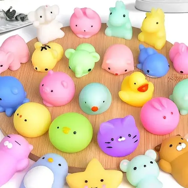 Xndryan Lot de 36 mini ressorts pour sacs de fête, petits jouets arc-en-ciel pour sacs de fête d'enfants, cadeaux de fête d'anniversaire, prix scolaires, cadeaux de classe pour enfants