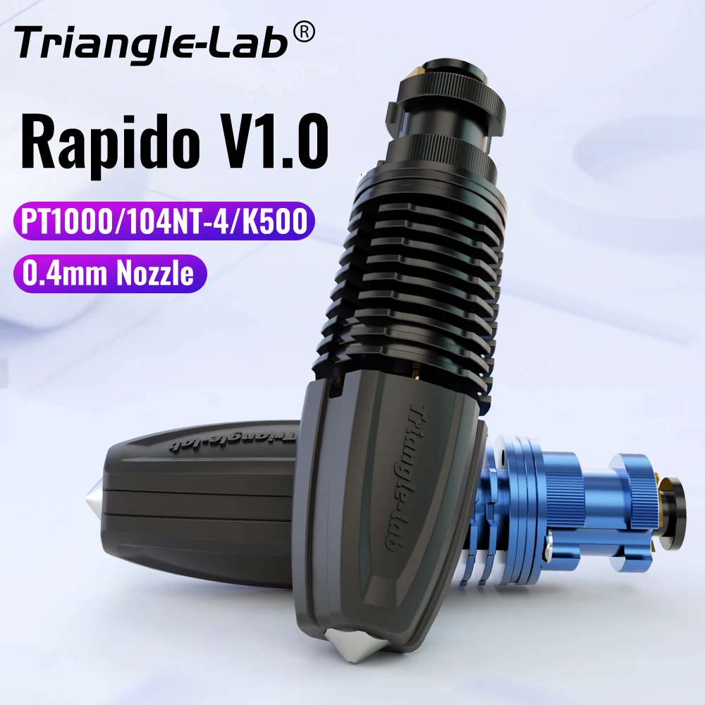 C Trianglelab Fast Hotend 115W drukarka 3D rapido hotend przepływ drukujący 75mm3/s do wytłaczarki DDB Ender3 V2 CR10 V3 DDE VORON KIT