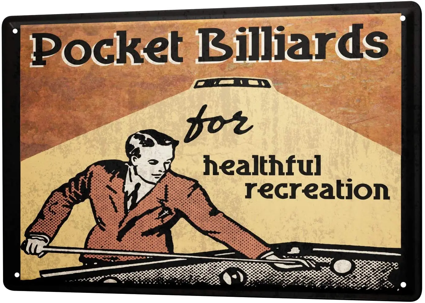 SINCE 2004 Sports Tin Sign Metal Plate Decorative Sign Home Decor Plaques Billiards Man Retro Metal Plate