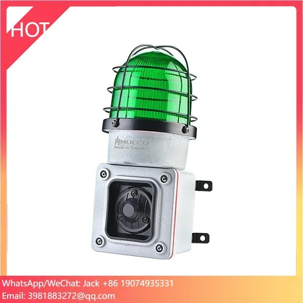 Strobing Super Bright High Sound Heavy Duty Beacon Sirens , Heavy Duty Warning Light With 7 Melodies , Metal Casting Beacon Horn