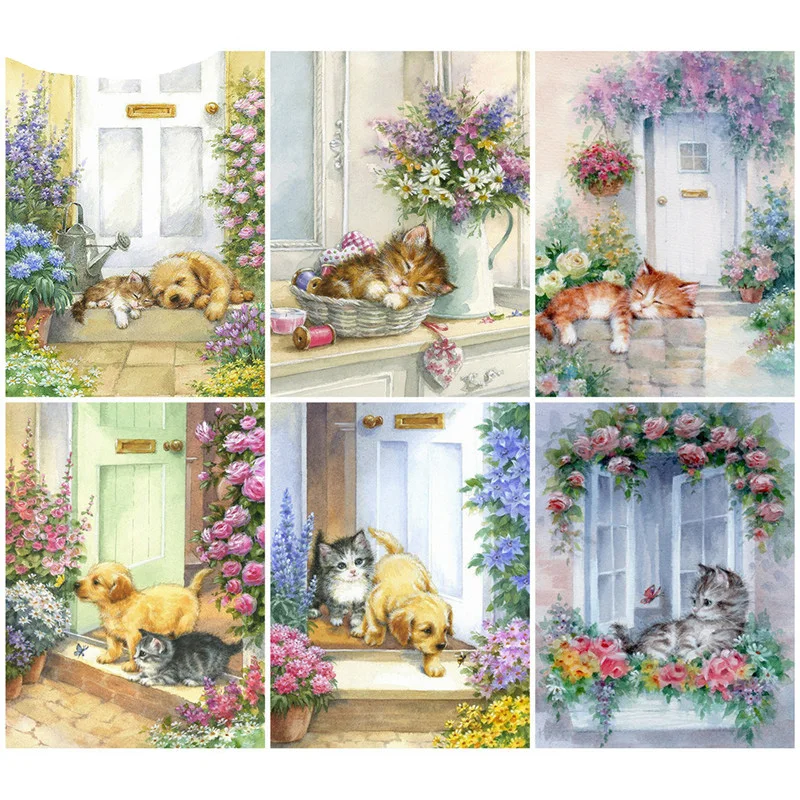 DIY 5D Diamond Painting Garden Gate- Perfect Gift for Handmade Home Decor