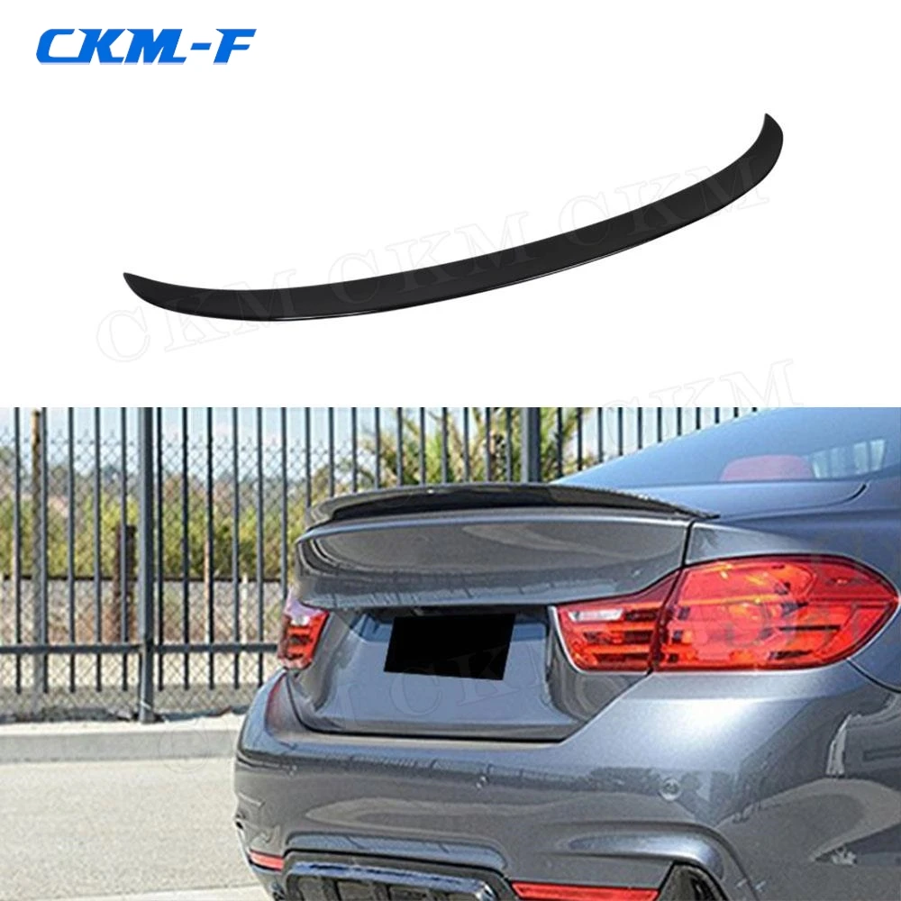 Glossy Black Rear Boot Spoiler Wing for BMW 4 Series F32 not Convertible F36 Sedan 2014-2019  Carbon look Rear Spoiler