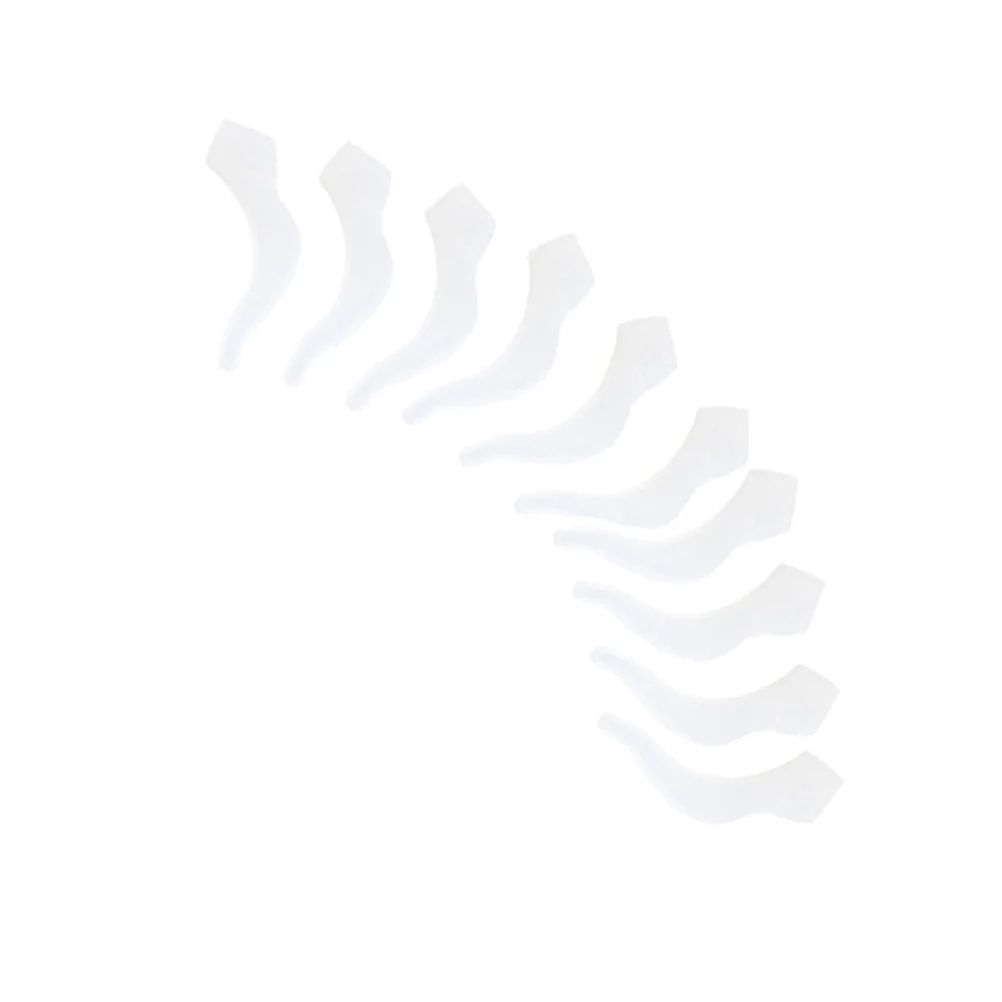 5 أزواج من مقابض الأذن النظارات المضادة للانزلاق، حامل قفل بخطاف غير قابل للانزلاق للرياضة والسباحة والجيم وأنشطة الشاطئ مقاس L باللون الأبيض #6