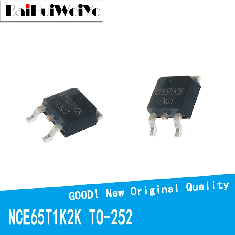 مُحَوِّلات N-Channel MOSFET TO-252-2L بسعة 650 فولت و5 أمبير: تقييم شامل لـ 10 قطع من نوع NCE65T1K2K