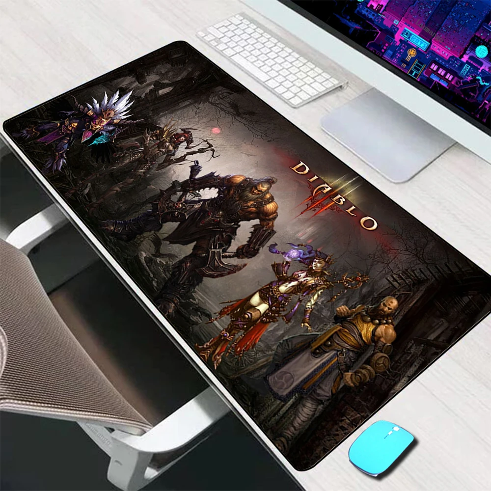 Diablo Mouse Pad Large Gaming Accessories Mouse Mat Keyboard Mat Desk Pad XXL Carpet Computer Mousepad PC Gamer Laptop Mausepad