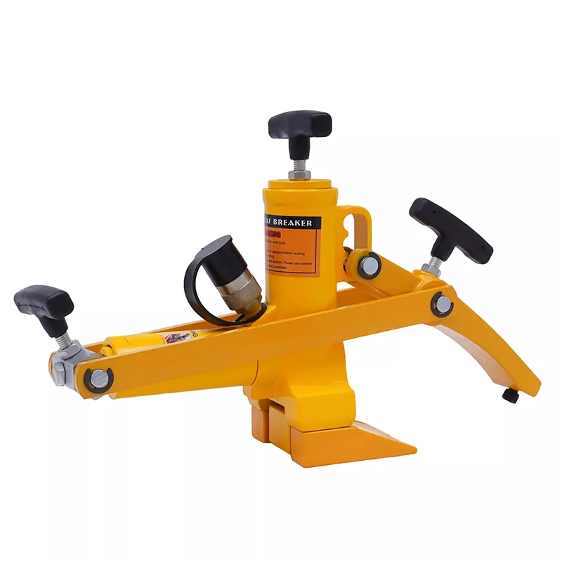 High Quality 5 Ton Hydraulic Tractor Tire Bead Breaker Kit With Manual Foot Pump