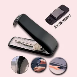 Magnetic Car Key Holder Box Outdoor Stash Key Safe Box With Magnet For Home Office Car Truck Caravan Secret Box