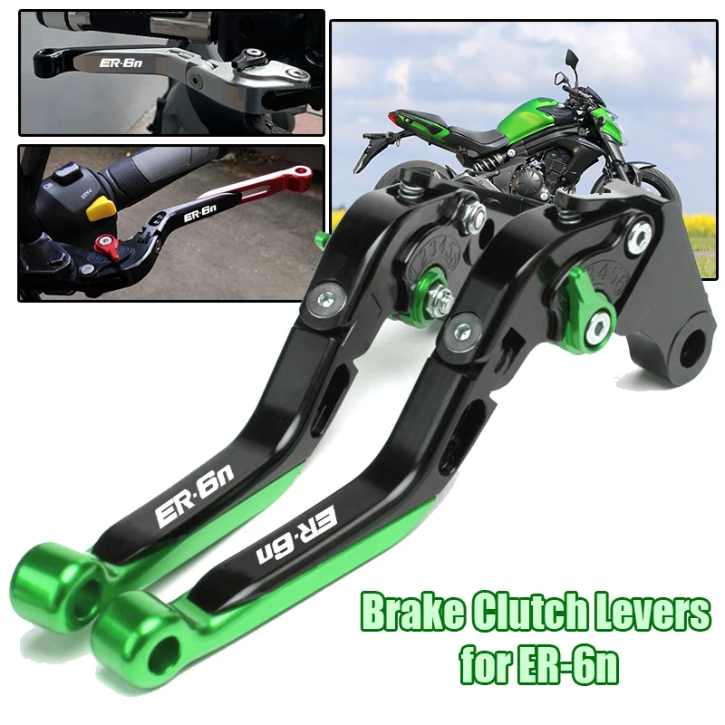 

For ER6N ER-6N ER 6N 2009-2018 Accessories Brake Lever Clutch Lever Motorcycle CNC Adjustable Brake Clutch Levers