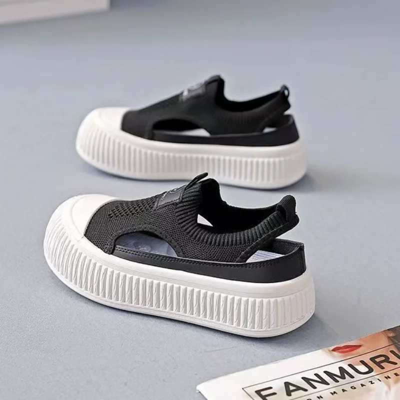 New Comfortable Non-slip Sports Shoes Summer Casual Women's Shoes Students Height Increasing Mesh Breathable Women's Shoes