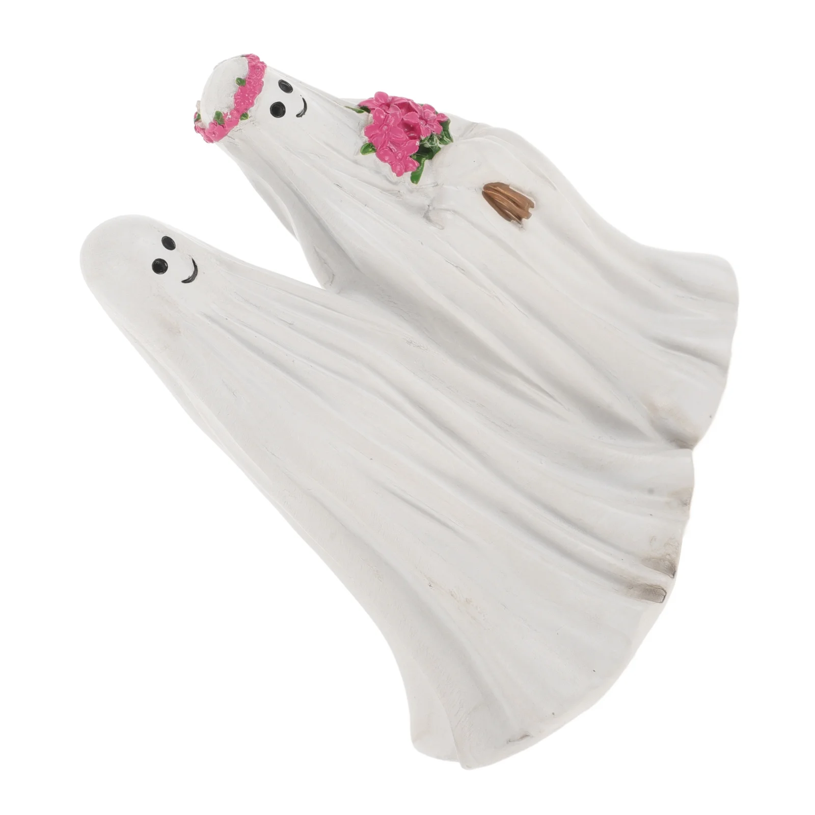 

Resin Statue Halloween Wedding Ghost Ornaments Spooky Sculpture For Party Home Garden Decor Halloween Ghost Decor