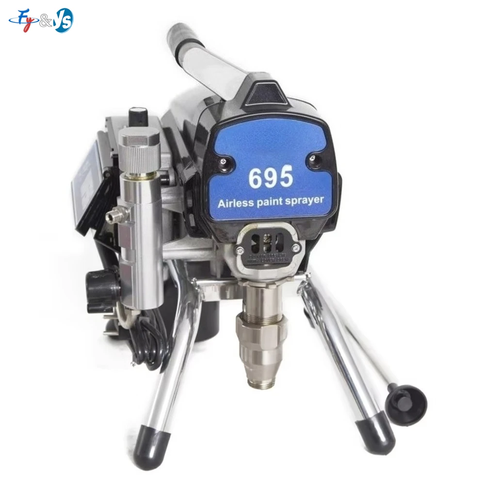 

Ручной безвоздушный распылитель высокого давления PT695, распылитель краски и латекса, мощный двигатель 3000 Вт