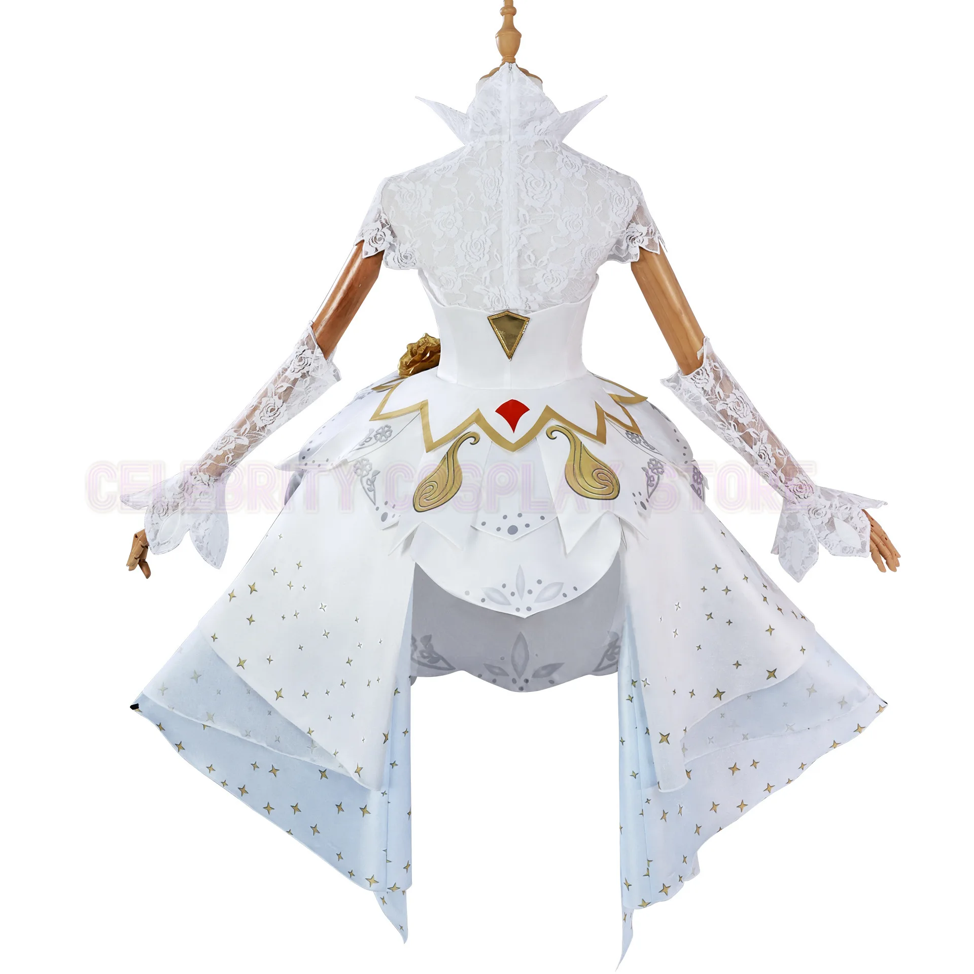 Nieuwe Game King of Glory Xiao Qiao Pure Witte Bloem Huwelijk Cosplay Kostuums Trouwjurken Party Halloween Kleding Prestaties