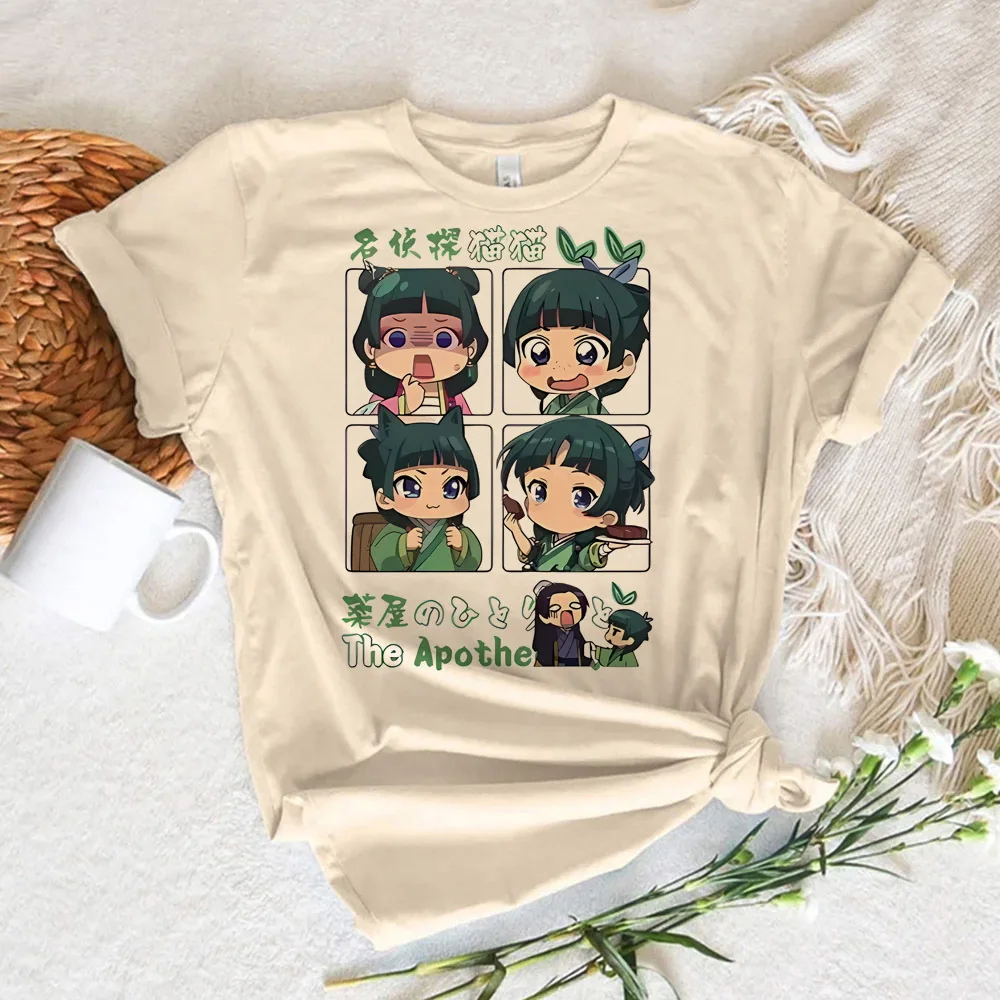 The Apothecary Diaries T-Shirt weiblich Streetwear Digital Classic T-Shirt koreanische Kleidung Grafik Damen Pastel Classic University